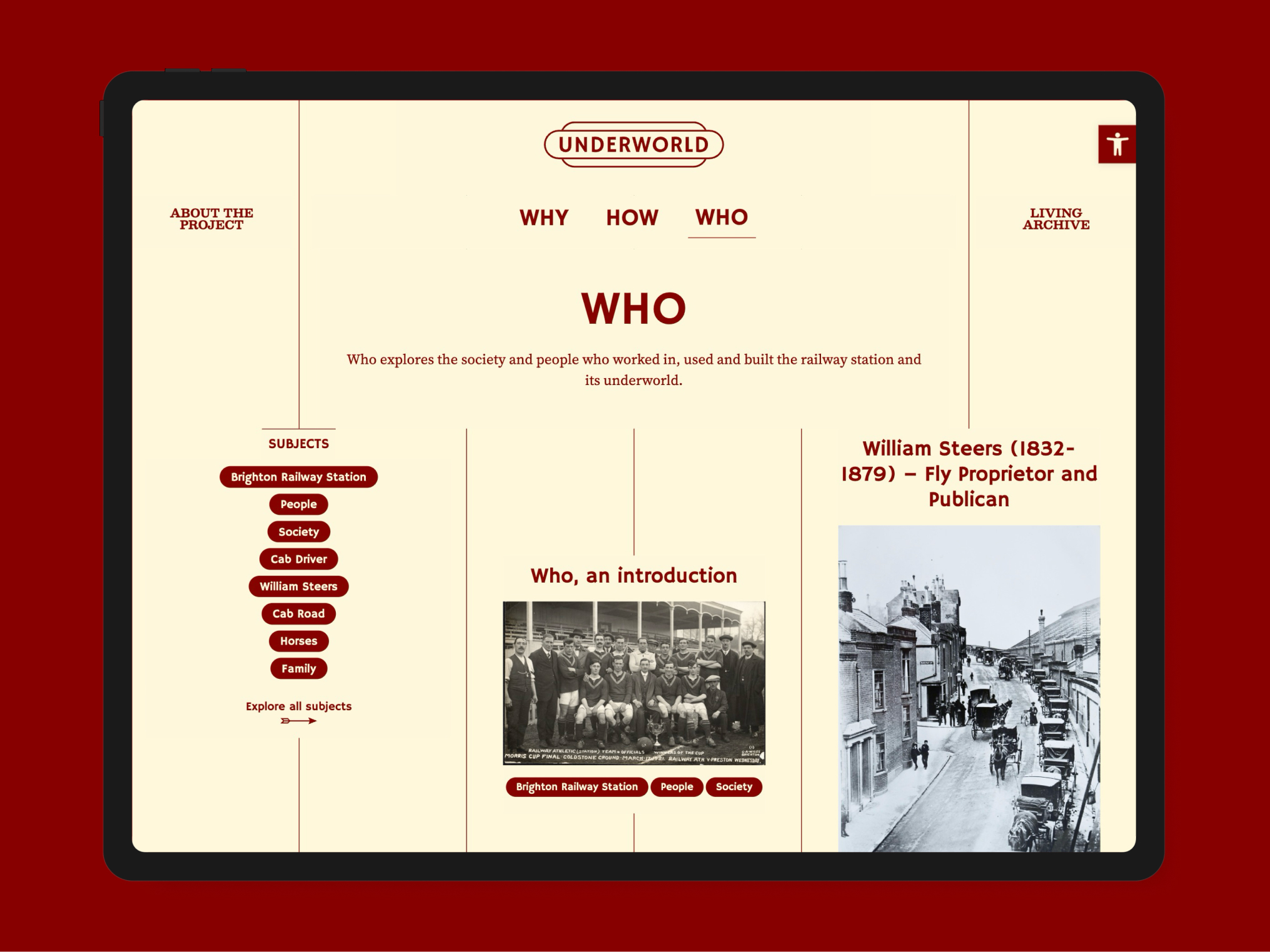 underworld-website-design