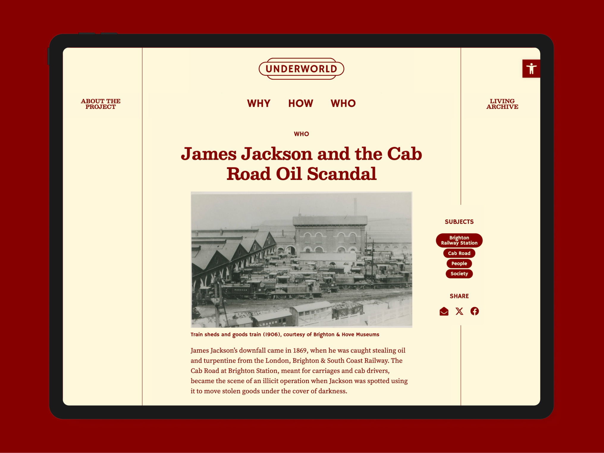 underworld-website-design