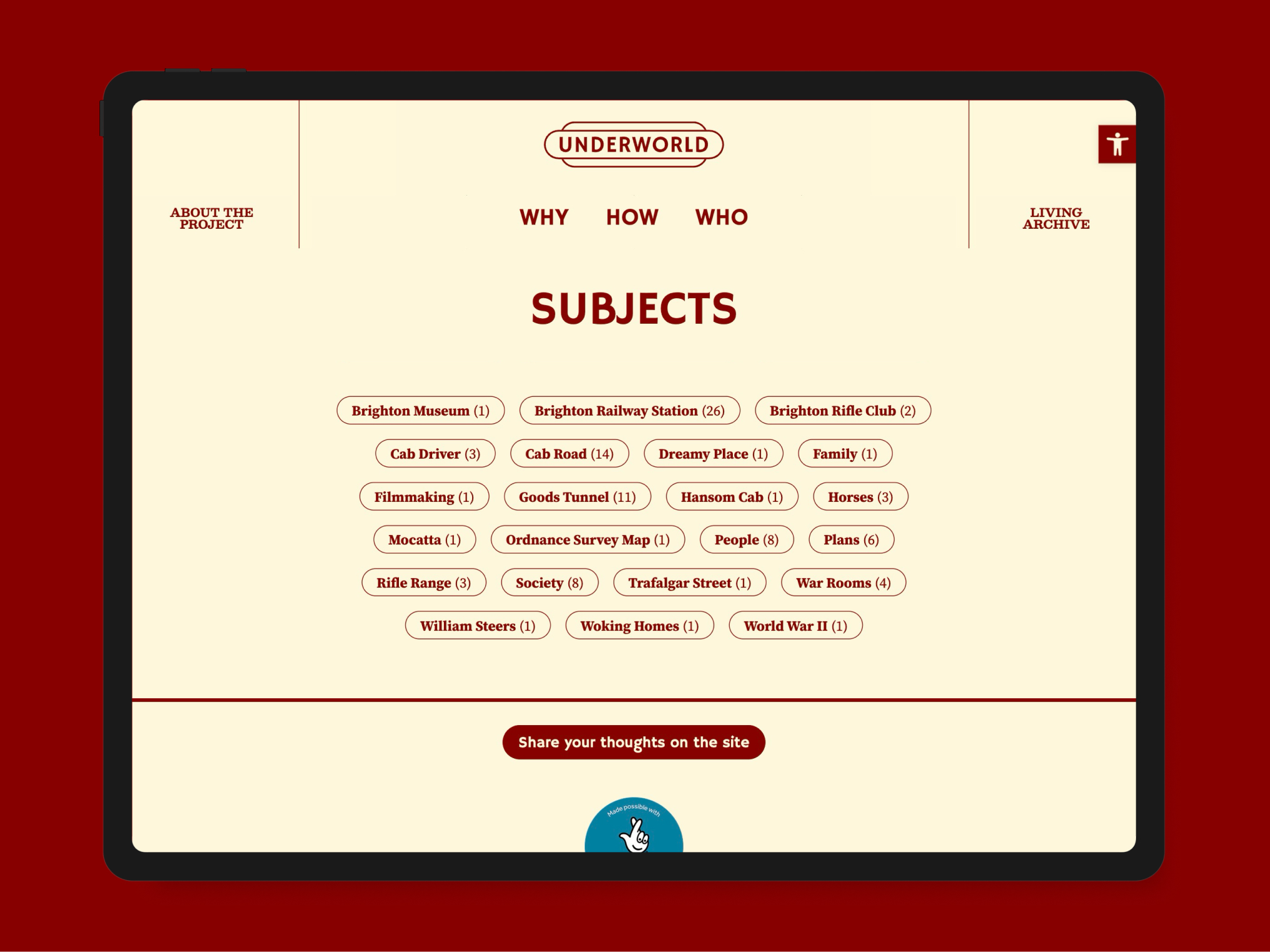 underworld-website-design